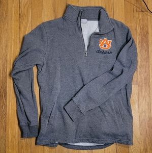 STADIUM ATHLETICS Pullover Woman’s Gray Auburn Tigers Football 1/4 Zip Size M